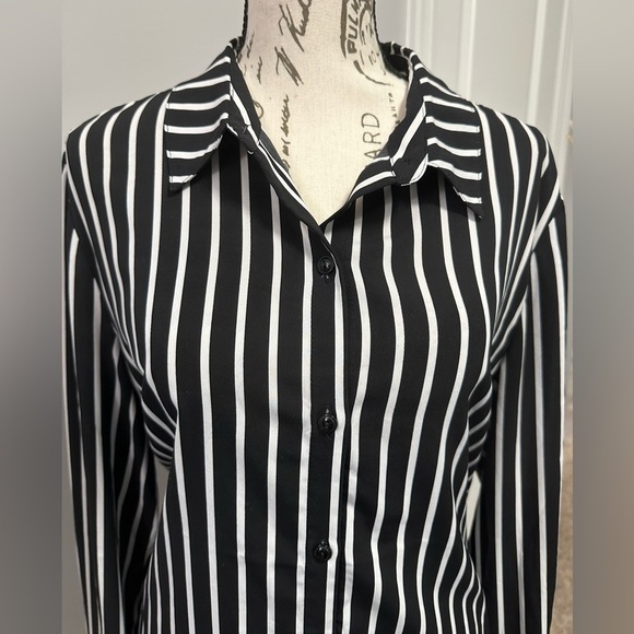 👚 Susan Graver Women's Button-Up Blouse - Size 10🌟 - Picture 4 of 13